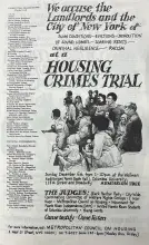 housing crimes trial line illustration